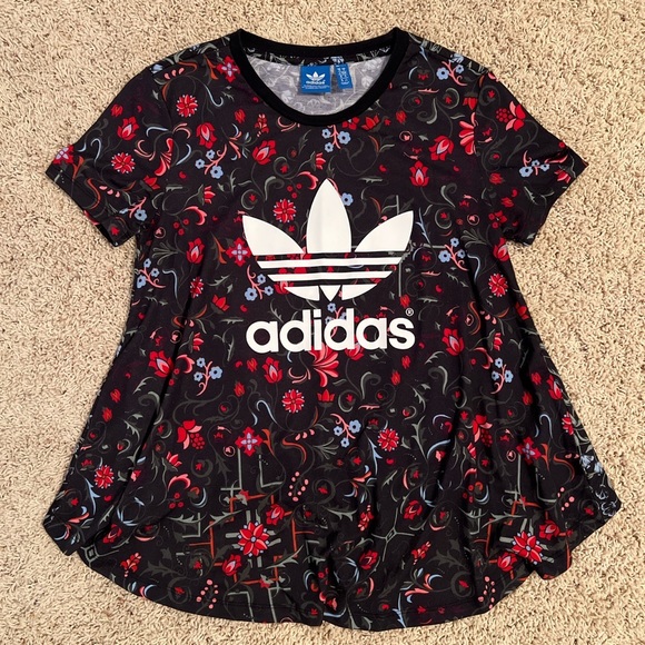 adidas Tops - Adidas Originals Women’s Floral Moscow Shirt (S)